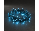 EEK A+, Micro LED Lichterkette - 40 hell blaue Dioden - Außen, Konstsmide